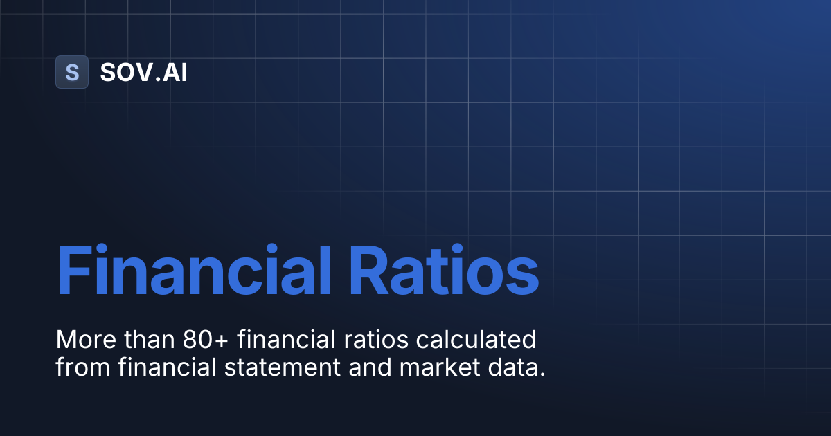 Financial Ratios | SOV.AI